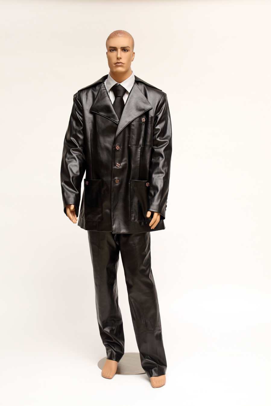 Leather Black Suit | vlr.eng.br